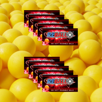 Reball® - Yellow – 10 Pack Case (5,000 Reballs®)